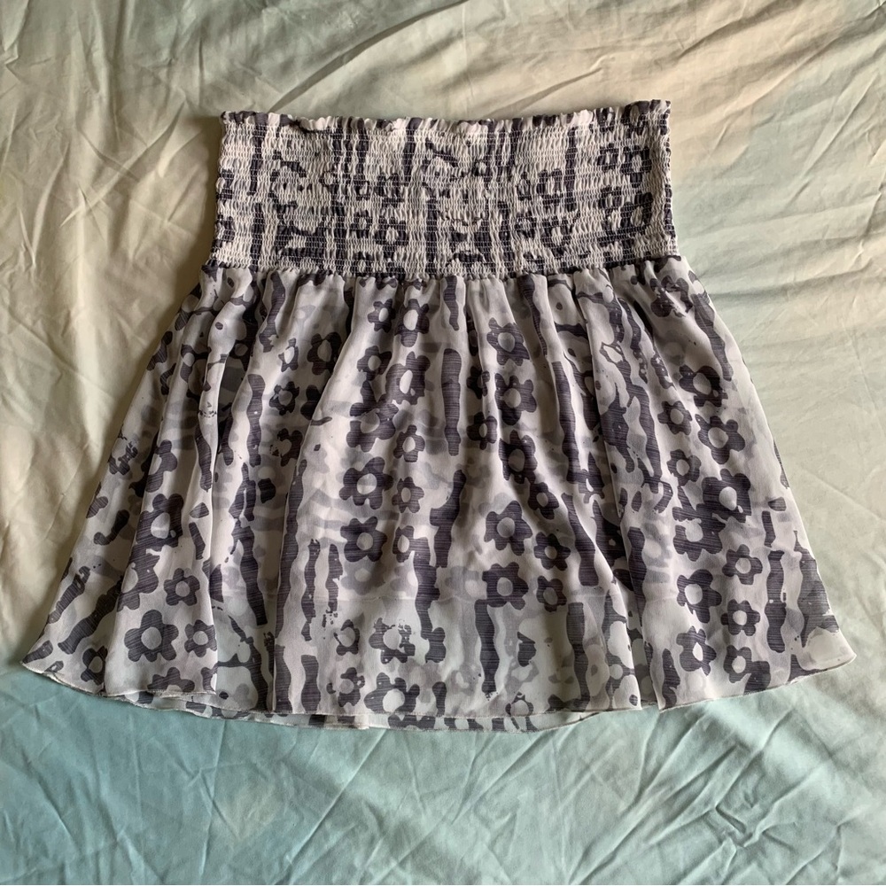 Cabi Flowy Layered Floral Skirt